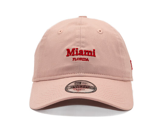 Dětská Kšiltovka New Era - Branded City 9TWENTY - Pink / Scarlet