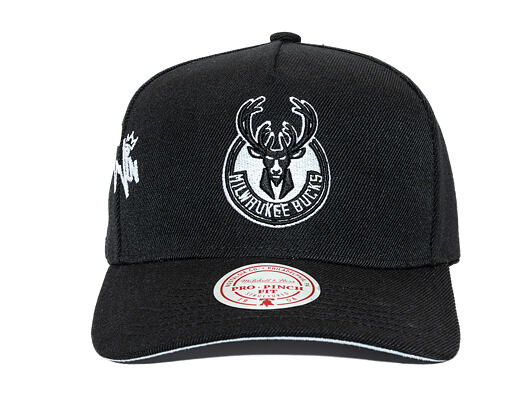 Kšiltovka Mitchell & Ness - NBA Born To Win Pro Snapback - Milwaukee Bucks - Black