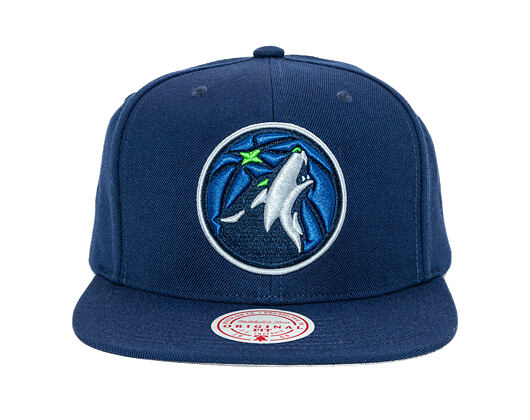 Kšiltovka Mitchell & Ness - NBA Team Ground 2.0 Snapback - Minnesota Timberwolves - Blue