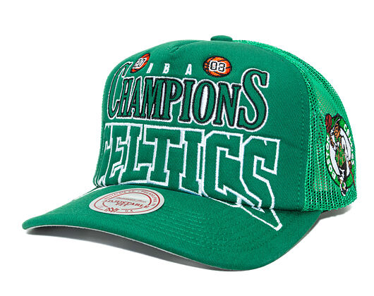 Kšiltovka Mitchell & Ness - NBA Big Champ Trucker - Boston Celtics - Green