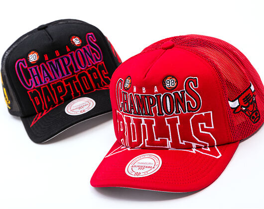 Kšiltovka Mitchell & Ness - NBA Big Champ Trucker - Chicago Bulls - Red