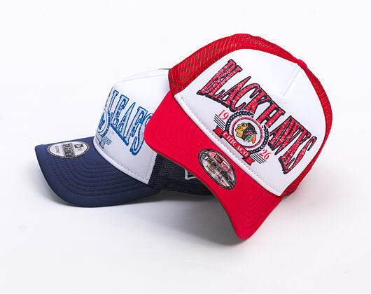 Kšiltovka New Era -  9FORTY A-Frame NHL Distressed - Chicago Blackhawks - Team Color