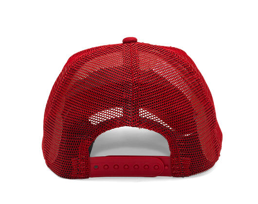 Dětská Kšiltovka New Era - Kids Mascot 9FORTY A-Frame Trucker - Scarlet / White