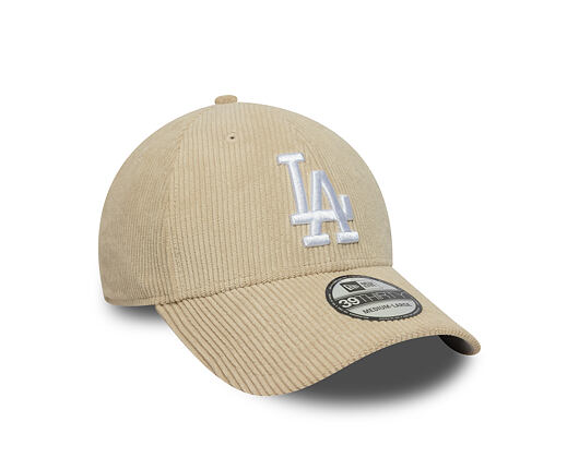 Kšiltovka New Era - MLB Seasonal Cord 39THIRTY - LA Dodgers - Cream
