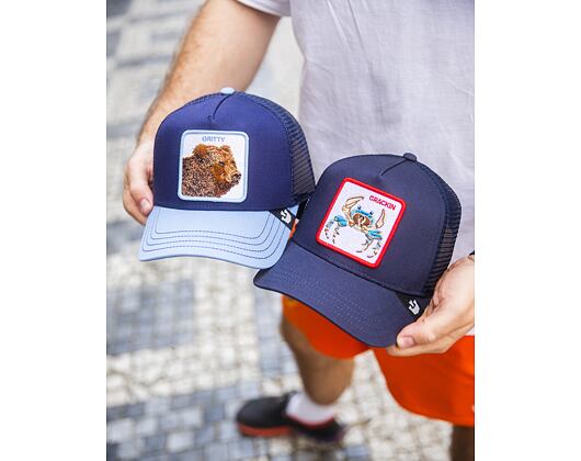 Kšiltovka Goorin - The Gritty Bear - Navy