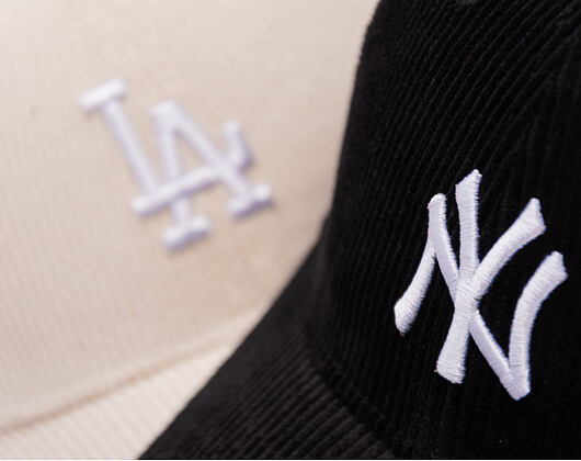 Kšiltovka New Era - MLB Cord 9FORTY M-CROWN - NY Yankees - Black