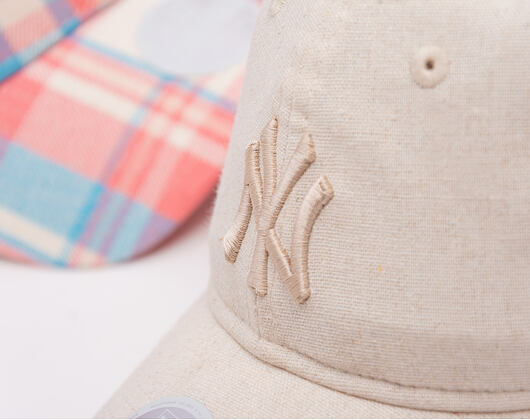 Kšiltovka New Era - 920W MLB Linen - New York Yankees - Stone/Stone