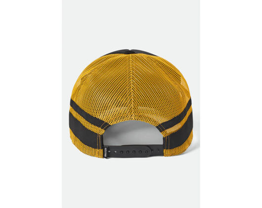 Kšiltovka Brixton - Ford Built Tough Mp Trucker Hat - Burnt Rubber/Empire Yellow