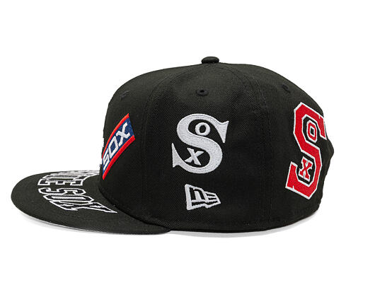 Kšiltovka New Era - MLB "Image Drop" ALL-OVER 59FIFTY - Chicago White Sox - Black
