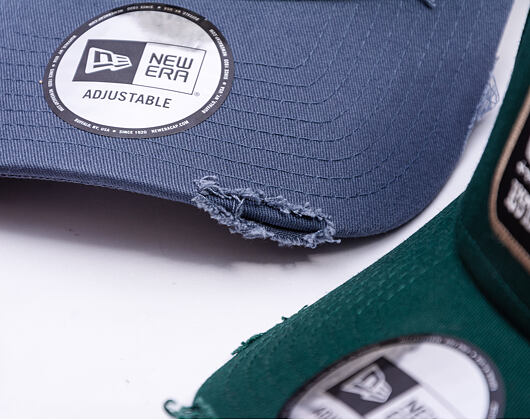 Kšiltovka New Era - Buffalo Distressed Patch 9FORTY A-Frame - Muted Indigo