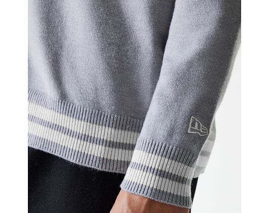 Svetr New Era - MLB Cardigan Knit - LA Dodgers - Heather Grey