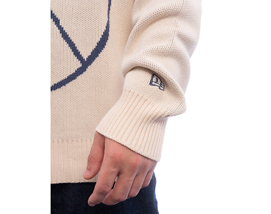Svetr New Era - NBA Oversized Knit - LA Lakers - Cream