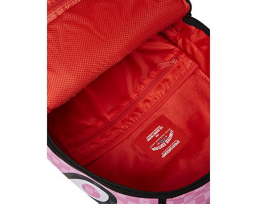 Sprayground - Pink And Black Drip Check Dlxsv Backpack 
