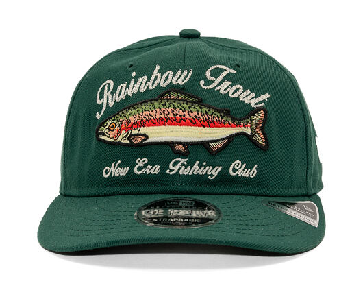 Kšiltovka New Era - Wild "Fishing Club" 9FIFTY Retro Crown - Dark Green