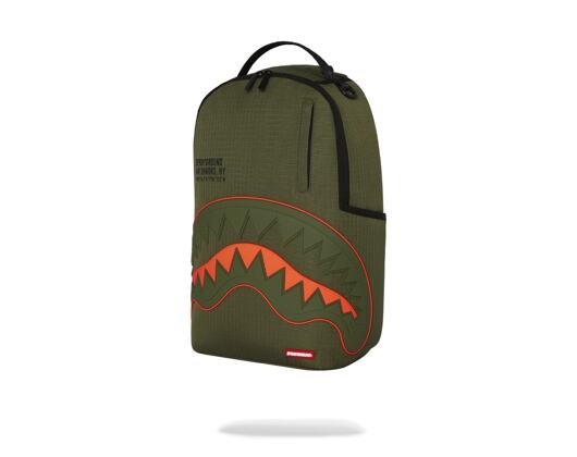 Sprayground - Nylon Shark Central Army Dlx-Ripstop Backpack 