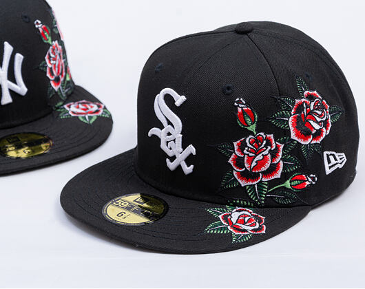 Kšiltovka New Era -  59FIFTY MLB Roses - Chicago White Sox