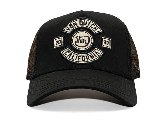 Kšiltovka Von Dutch - Trucker - MC Logo - Black/Black