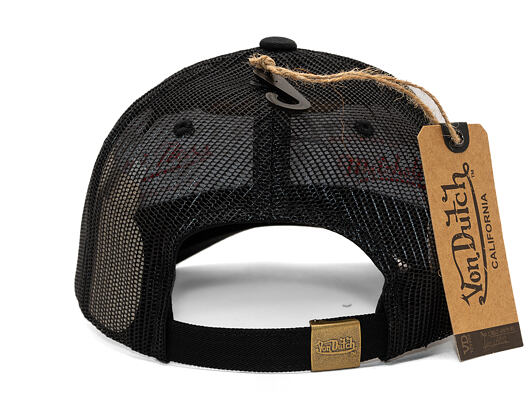 Kšiltovka Von Dutch - Trucker - Cali Brushed Patch - Black