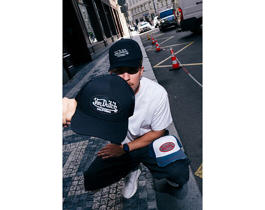 Kšiltovka Von Dutch - Trucker - Cali Brushed Patch - Black
