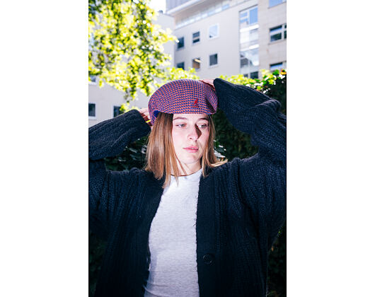 Kangol - Grid Knit 504 Flatcap - Hazy Indigo