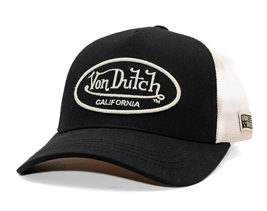 Kšiltovka Von Dutch - Trucker - Flag - Black/White