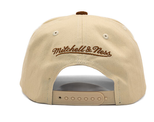 Kšiltovka Mitchell & Ness - Tawny Pro Crown - Golden State Warriors - Sand/Brown