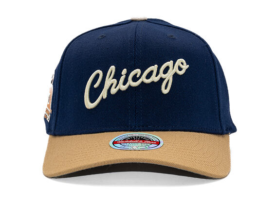 Kšiltovka Mitchell & Ness - Sand Storm Classic Red - Chicago Bulls - Navy/Sand