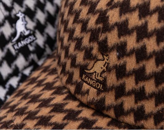 Kangol - Block Zig Baseball Cap - Brown