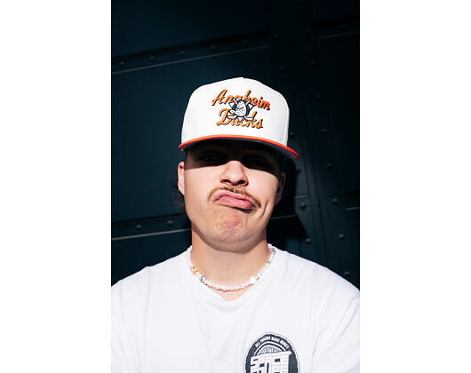 New Era - NHL Chainstitch 9FIFTY A-Frame - Anaheim Ducks - Chrome White