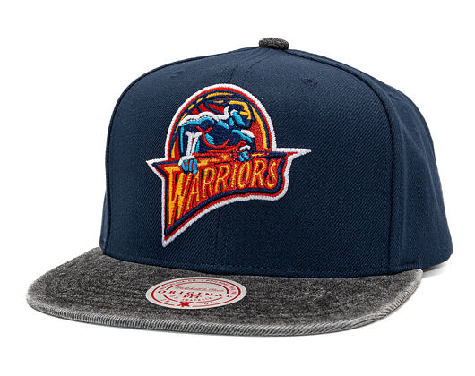 Kšiltovka Mitchell & Ness - NBA Denim Patchwork - Golden State Warriors - Navy