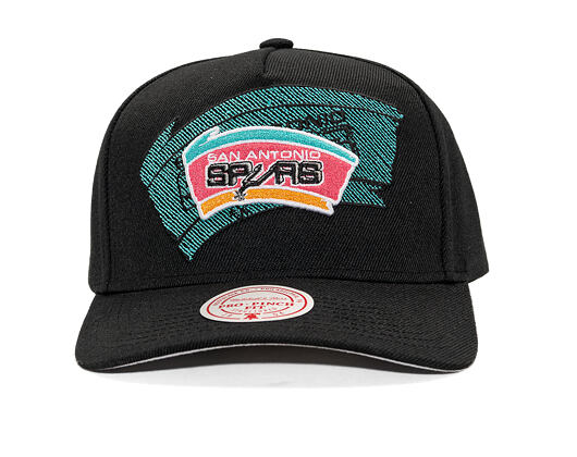 Cap Mitchell & Ness - NBA Tilted Pro Snapback Hwc - San Antonio Spurs - Black