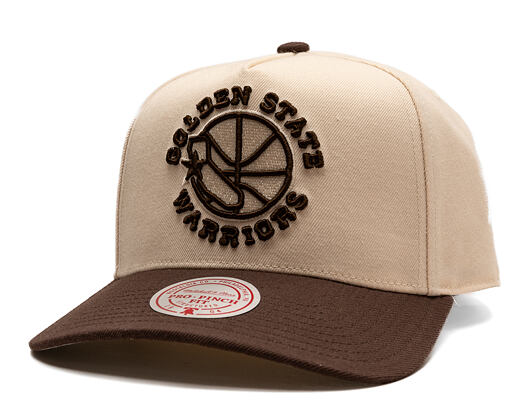 Kšiltovka Mitchell & Ness - NBA Fashion Basic 2T Pro - Golden State Warriors - Cream