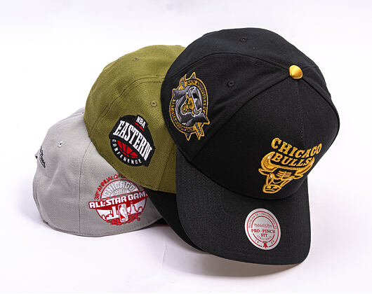 Kšiltovka Mitchell & Ness - NBA Core Iv Pro  Bulls - Chicago Bulls - OLIVE-BLACK