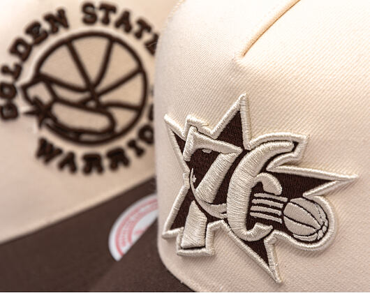 Kšiltovka Mitchell & Ness - NBA Fashion Basic 2T Pro - Philadelphia 76Ers - Cream