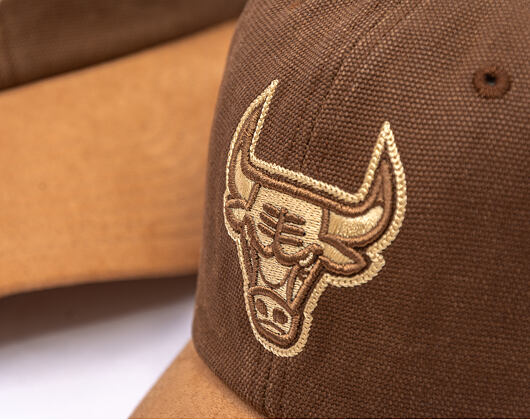 Kšiltovka Mitchell & Ness - NBA Lux Chain Strapback - Chicago Bulls - Brown
