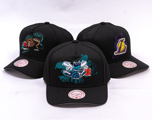 Cap Mitchell & Ness - NBA Tilted Pro Snapback Hwc - Charlotte Hornets - Black
