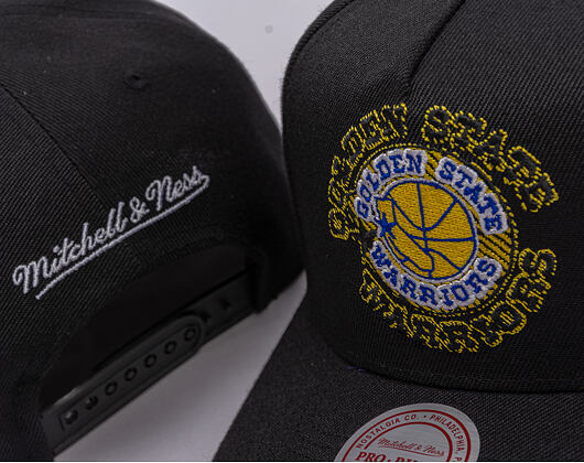 Cap Mitchell & Ness - NBA Tilted Pro Snapback Hwc - Golden State Warriors - Black
