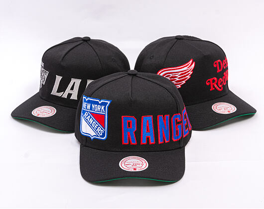 Kšiltovka Mitchell & Ness - NHL Busted Pro - New York Rangers - Black