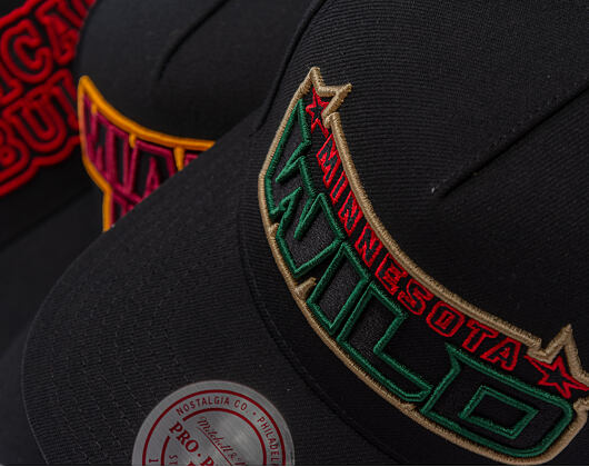 Kšiltovka Mitchell & Ness - NHL Class Act Pro - Minnesota Wild - Black