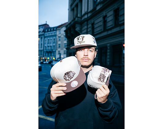 Kšiltovka Mitchell & Ness - NHL Fashion Basic 2T - Anaheim Ducks - Cream