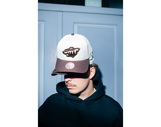Kšiltovka Mitchell & Ness - NHL Fashion Basic 2T Pro Vntg - Minnesota Wild - Cream
