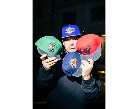 Kšiltovka Mitchell & Ness - NBA Denim Patchwork - Boston Celtics - Green