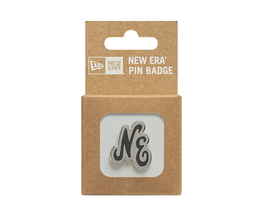 Pin New Era - Branded Cap Pin - Script - Silver