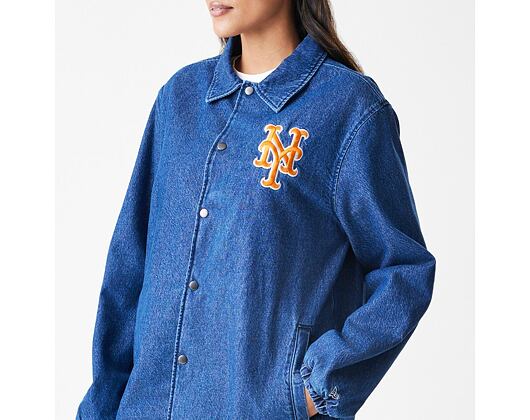 Jacket New Era - MLB Denim Coach Jacket - NY Mets - Denim