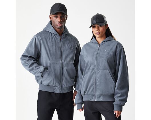 Jacket New Era - NBA Suede Hooded Jacket - Chicago Bulls - Grape