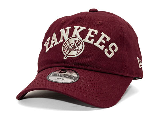 Kids Cap New Era - MLB College 9TWENTY - NY Yankees - Burgundy