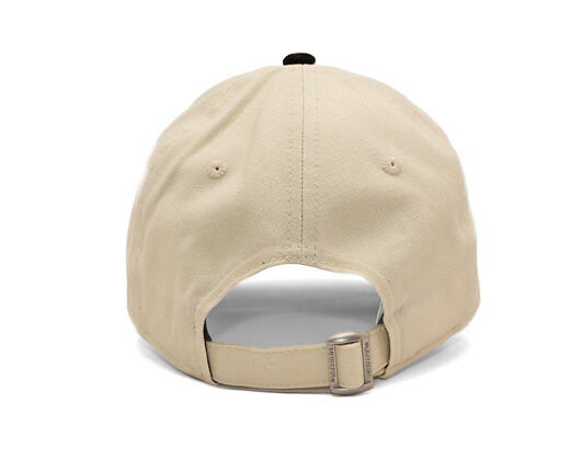 Womens Cap New Era - MLB Faux Suede 9FORTY - NY Yankees - Cream / Black