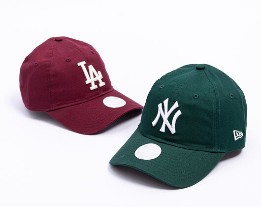 Womens Cap New Era - MLB Essential 9TWENTY - NY Yankees - Dark Green / White