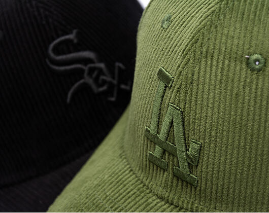 Cap New Era - MLB Cord 9FORTY M-Crown - LA Dodgers - Rifle Green