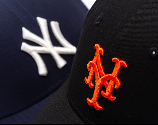 Cap New Era - MLB Visor Script 9FORTY - NY Mets - Black